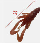 15pcs 8cm Fishing Soft Plastic Yabbie Lure Tackle Special W 10Jig heads - Bait Tackle Direct