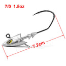 Fishing Saltwater Jig Head Hooks 7/0 – 1.5oz (7.2cm) | 10 Pack (2 Boxes of 5) Tackle Hooks - Bait Tackle Direct