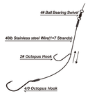 Fishing Rig wallet  + Surf rigs Bundle Kit G, Fishing Tackle Hooks