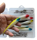 MASTERPRO Soft Plastic Lure Kit 12cm 9g – 9pcs + 10 Jig Heads + FREE Tackle Box | Australian Waters