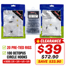 🎣 MASTERPRO PATERNOSTER RIG & OCTOPUS CIRCLE HOOK CLEARANCE KIT LIMITED STOCK CLEARANCE