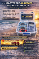 MASTERPRO Ultimate Fishing Rig Kit 20LB 40LB Paternoster 500 Hooks Swivels AU