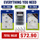 🎣 MASTERPRO PATERNOSTER RIG & OCTOPUS CIRCLE HOOK CLEARANCE KIT LIMITED STOCK CLEARANCE
