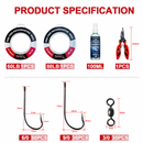 (    D)MASTERPRO Reef Rig Building Kit – Ready to Fish + FREE Tackle Bag ($13.90 Value) +Soft Plastic Jighead Box (Value $19.90)