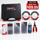 MASTERPRO Surf Fishing Gang Hook Rig Building Kit – Ready To Fish, Value Over $105, Now Only $59.00