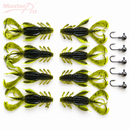 MasterPro 8pc 12cm Craw Blaster Soft Plastic Lures + 5 Jigheads