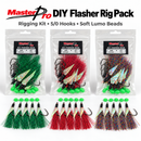 MasterPro DIY Flasher Rig Pack - 5/0 Hooks, Lumo Beads