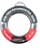 MASTERPRO 50LB Pre-Tied Paternoster Fishing Rigs – 20 Rigs per Spool, 80 Drops Total Tackle Hooks - Bait Tackle Direct