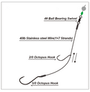 Fishing Rig wallet  + Surf rigs Bundle Kit G, Fishing Tackle Hooks - Bait Tackle Direct