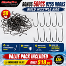 MASTERPRO 10PC DIY PATERNOSTER RIG KIT + BONUS 50PCS 9255 4/0 HOOKS – Surf Fishing Australia