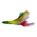 1x Multi Colour Game Feather Trolling Lure Deep Sea Fishing Marlin Tuna Wahoo Tackle - Bait Tackle Direct