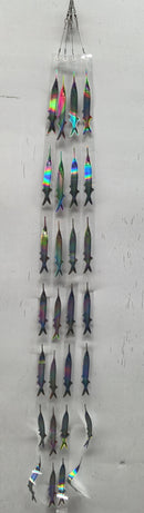 4X MasterPro Rigged Replacement Dredge Game Fishing Teaser Strips 7 Garfish - Bait Tackle Direct