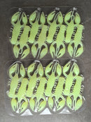 MASTERPRO Fishing 6.5cm Yabbi Soft Plastics – 16pcs (3.8g Each) BonusTackle Hooks Lumo - Bait Tackle Direct