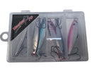 MASTERPRO 30g Saltwater Metal Jig Lures(Lead Fish) – 6pcs Holographic Fishing Tackle Set with Hooks - Bait Tackle Direct