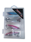 MASTERPRO 20g Saltwater Metal(Lead Fish) Jig Lures – 6pcs Holographic Fishing Tackle Set with Hooks - Bait Tackle Direct