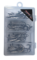 MasterPro Spiked Lock Jigheads – 40pcs Assorted 2.5g to 7g | Soft Plastic Bait Jig Heads Kit for Bream & Flathead | Tackle Box Included - Bait Tackle Direct