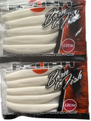 MASTERPRO 5/0 20Pcs 1/2 Oz Jig Heads – Heavy Duty Bullet Jig Hooks for Soft Plastics | Snapper, Flathead, Mulloway Bonus Soft Paddle Tail Valued $10 (B)