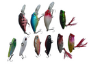 MASTERPRO BroomPack Bream Hard Lure Pack 10pc – Popper, Shallow Crankbait & VIB