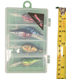 MASTERPRO Floating Crankbait 5pc Set 7cm 5.5g – With Tackle Box CLEARANCE SALE
