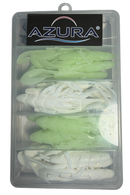 MASTERPRO Soft Plastic Crayfish Lures 8cm – 20pcs Yabby Lures with 10 Jig Heads & Tackle Box