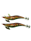 MASTERPRO Fishing Squid Jig 3.0 – “Red Tiger” Color – Twin Pack Tackle Hooks - Bait Tackle Direct