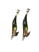 MASTERPRO Fishing Squid Jig 3.0 – “Ghost Pilchard” Color – Twin Pack Tackle Hooks - Bait Tackle Direct