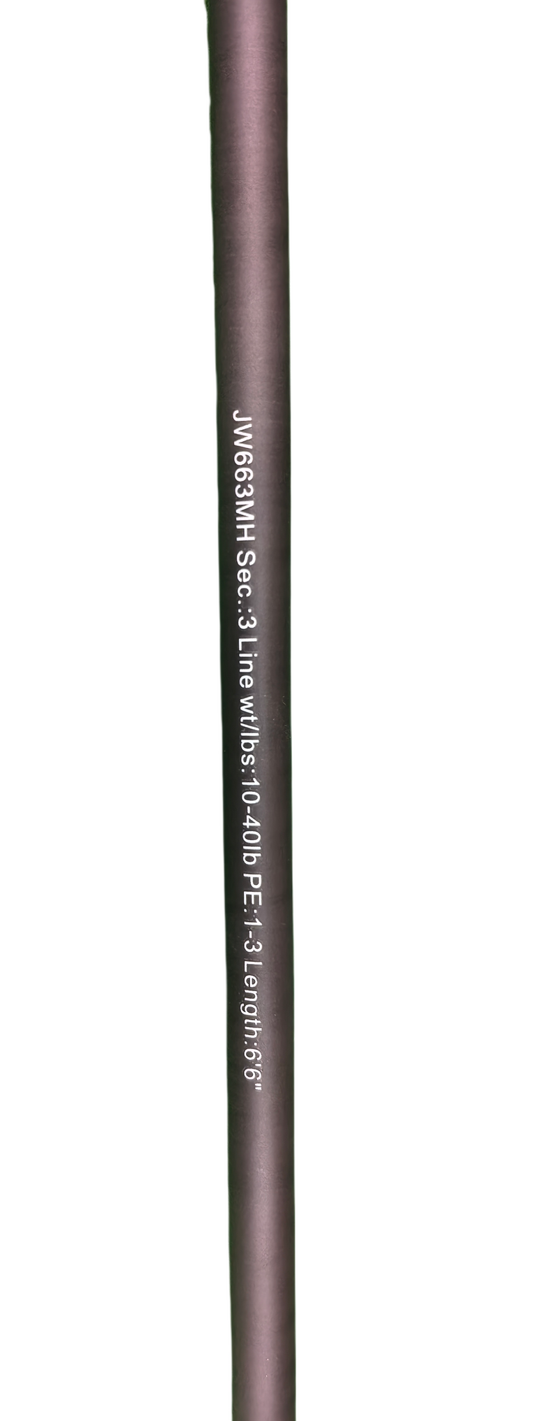 MASTERPRO Custom Desiged Jigging Warrior 6’6” 3-Piece Jigging Rod | 10–40lb Line Rating | 100% Carbon Construction