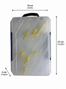 2 X MASTERPRO Large Double Sided Fishing Lure Storage Box