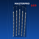 MASTERPRO Sardine Teaser Strips – 5 Strip Bait Ball System (35 Sardines) Simulates Real Bait School on Surface