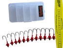 MASTERPRO Snapper Reef Fish Head Jighead Kit Twin Ring Offshore Soft Plastic Hooks