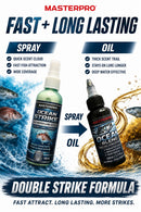 MASTERPRO Ocean Strike System Spray + Oil Combo Saltwater Lure Scent Fishing Attractant Australian Waters