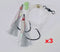 3 x 8/0Chemically Shapened White Bait Reef Catcher Flash Reef Rig Fishing Tackle - Bait Tackle Direct