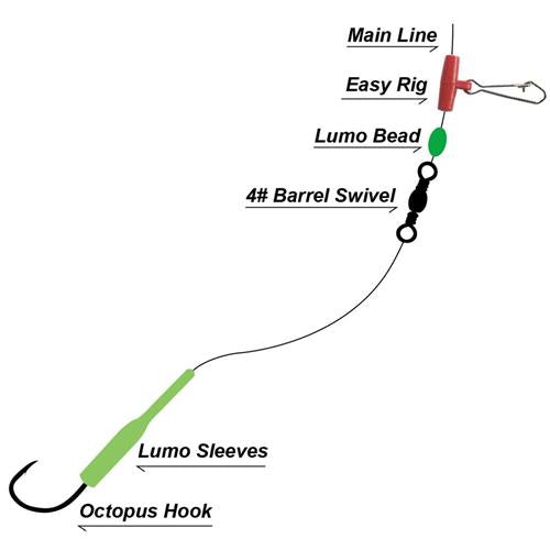 10X Masterpro Reef & Snapper Running Fishing Rigs With Single Octopus 5 ...