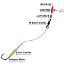 10X Masterpro Reef & Snapper Running Fishing Rigs With Single Octopus 6/0 Hook - Bait Tackle Direct