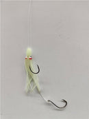 3 X Masterpro Reef & Snapper Running Lumo Fishing Skirt Rigs Double Octopus Hooks - Bait Tackle Direct