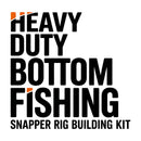 MASTERPRO® 94PC Snapper Rig Building Kit – Pre-Tied Rigs, Hooks, Pliers & FREE Tackle Bag