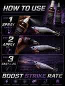 MASTERPRO SQUID STRIKE SYSTEM Spray + Oil Combo Kit Designed For Australian Waters