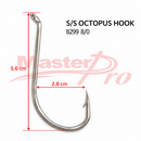 Stainless Steel Octopus Beak Hooks – Chemically Sharpened