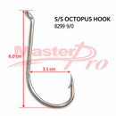 Stainless Steel Octopus Beak Hooks – Chemically Sharpened