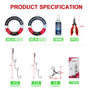 MASTERPRO Surf Fishing Gang Hook Rig Building Kit – Ready To Fish, Value Over $105, Now Only $59.00