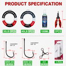 MASTERPRO Surf Fishing Gang Hook Rig Building Kit – Ready To Fish, Value Over $105, Now Only $59.00