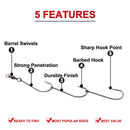 MASTERPRO Surf Fishing Gang Hook Rig Building Kit – Ready To Fish, Value Over $105, Now Only $59.00