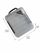 2X Double Sided 12 Compartment Large Tackle Box Fishing Tackle