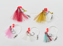 5 x Custom Designed Whiting Flasher Rigs 5 Different Colours Size