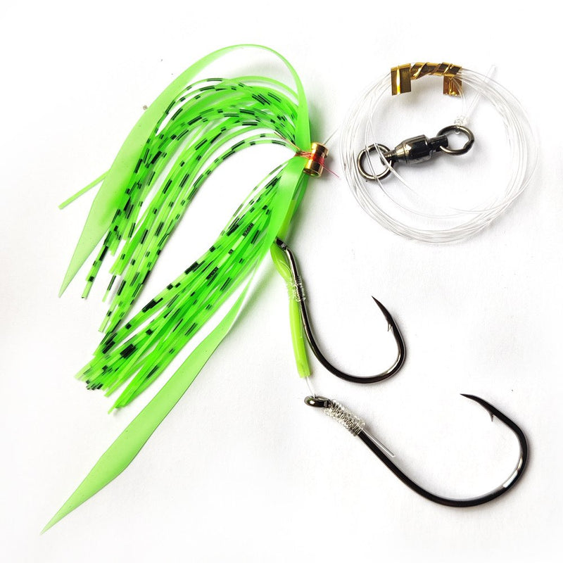 Slidding Rigs 3X Sliding Skirt Snapper & Gummy Shark Rigs On 3 Different Colours ...