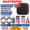 MASTERPRO 144PC WHITING RIG BUILDING KIT, Value is Over $90+, Now Only is $49.00