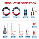 MASTERPRO 144PC WHITING RIG BUILDING KIT, Value is Over $90+, Now Only is $49.00