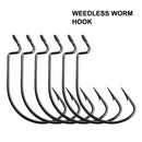 40-100pcs Weedless Worm Hook in Size 2
