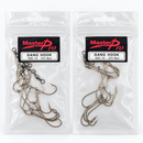MasterPro Pre-Rigged Gang Hooks with Swivel – Bulk Pack, Multiple Sizes
