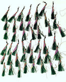 Masterpro Pre-rigged Fishing Flasher Gang Hooks 15 Sets Size 4/0 Fishing Hooks Tackle Green  Colours - Bait Tackle Direct